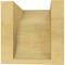 Ekena Millwork 5"W x 5"D x 5"H Wide Carmel Rough Cedar Woodgrain TimberThane Corbel, Primed Tan CORUR05X05X05CARRCPR - alternate 2